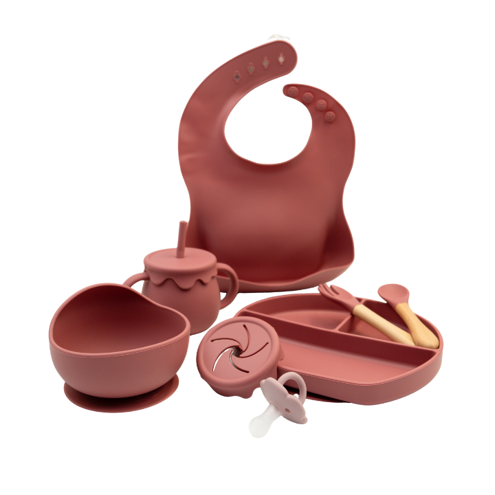 Wiggleware Silicone Baby Feeding Set