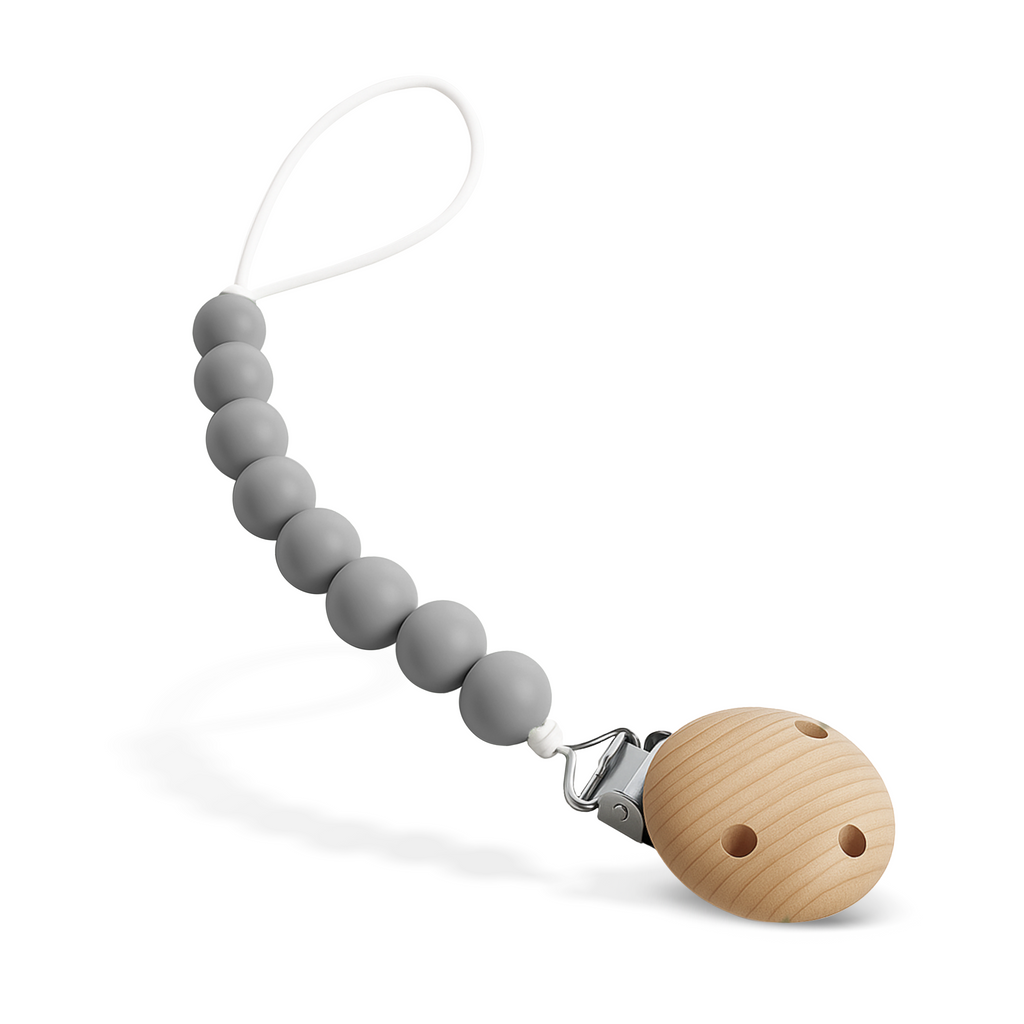 Silicone & Wood Custom Dummie Clip