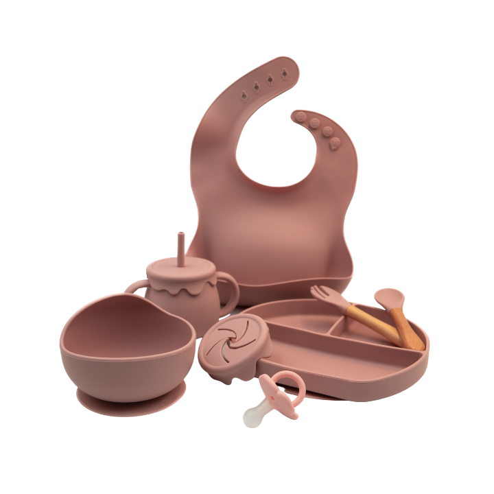 Wiggleware Silicone Baby Feeding Set