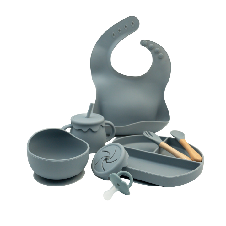 Wiggleware Silicone Baby Feeding Set